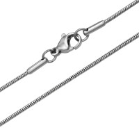 Round Snake 45cm - 316L Surgical Grade Stainless Steel Stainless Steel Necklace SD51071