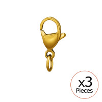 5X12Mm Lobster Clasp Gold Color - 316L Surgical Grade Stainless Steel Stainless Steel Necklace SD51079 5X12Mm Lobster Clasp Gold Color - 316L Surgical Grade Stainless Steel Stainless Steel Necklace SD51079