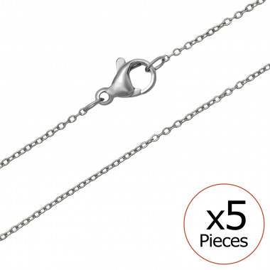 O-Shape - 316L Surgical Grade Stainless Steel Stainless Steel Necklace SD51254
