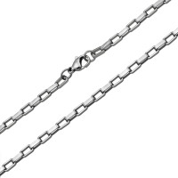 Rectangular Link - 316L Surgical Grade Stainless Steel Stainless Steel Necklace SD51586 Rectangular Link - 316L Surgical Grade Stainless Steel Stainless Steel Necklace SD51586