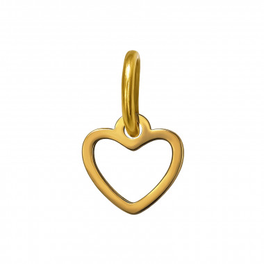 Heart - 316L Surgical Grade Stainless Steel Steel Pendants SD50472