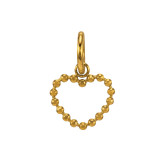 17mm Dots Heart - 316L Surgical Grade Stainless Steel Steel Pendants SD50484