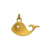 10mm Whale - 316L Surgical Grade Stainless Steel Steel Pendants SD50495