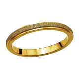 Stone Finish Plain - 316L Surgical Grade Stainless Steel Steel Rings SD50410