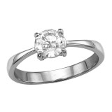 Solitaire - 316L Surgical Grade Stainless Steel Steel Rings SD50414