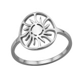 Sunset - 316L Surgical Grade Stainless Steel Steel Rings SD50416