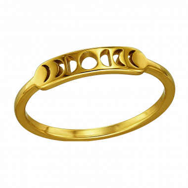 Solar Eclipse - 316L Surgical Grade Stainless Steel Steel Rings SD50419