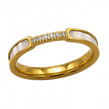 Band Ring - 316L Surgical Grade Stainless Steel Steel Rings SD50436