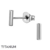 Bar - Titanium Titanium Ear Studs SD47403
