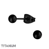 4mm Ball - Titanium Titanium Ear Studs SD48123