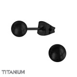 5mm Ball - Titanium Titanium Ear Studs SD48124