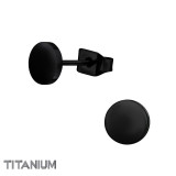 Round 6mm - Titanium Titanium Ear Studs SD48128