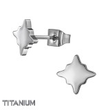 5mm Morning Star - Titanium Titanium Ear Studs SD49893