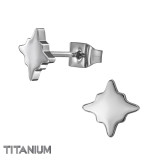 5mm Morning Star - Titanium Titanium Ear Studs SD49893