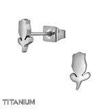 Tulip - Titanium Titanium Ear Studs SD49894