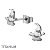 Ghost - Titanium Titanium Ear Studs SD50365