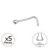 2mm Ball (20G) X5 - Titanium Titanium Nose Jewelry SD47739