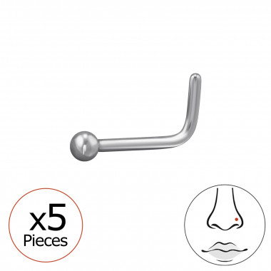 2mm Ball (20G) X5 - Titanium Titanium Nose Jewelry SD47751