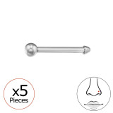 2mm Ball (20G) X5 - Titanium Titanium Nose Jewelry SD47764