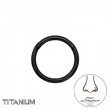 Hoop 8mm - Titanium Titanium Nose Jewelry SD47787