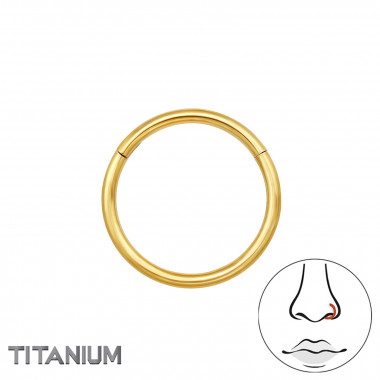 Hoop 10mm - Titanium Titanium Nose Jewelry SD47789