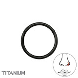 Hoop 10mm - Titanium Titanium Nose Jewelry SD47791