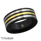 Stackable Titanium Ring - Titanium Titanium Rings SD37829