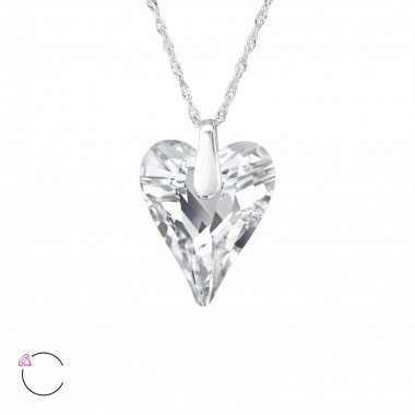 Wild Heart - 925 Sterling Silver La Crystale Necklaces  SD29492