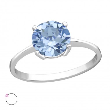 Solitaire - 925 Sterling Silver Rings SD38746