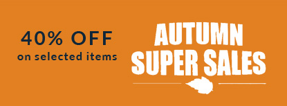 40% Off Autumn sales
