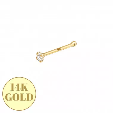 1.5Mm 4 Prong Ball - 14K Gold Nose Studs SD48910