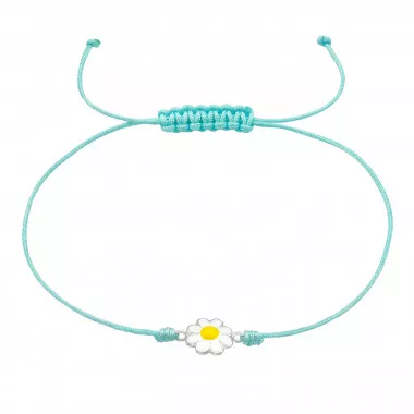 Daisy Flower - Nylon Cord Kids Bracelets SD44773