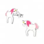 Unicorn - 925 Sterling Silver Kids Ear Studs SD17258