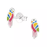 Parrot - 925 Sterling Silver Kids Ear Studs SD22956
