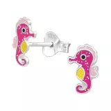 Seahorse - 925 Sterling Silver Kids Ear Studs SD26487