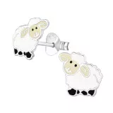 Sheep - 925 Sterling Silver Kids Ear Studs SD26503