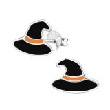 Hat - 925 Sterling Silver Kids Ear Studs SD26508