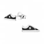 Sneaker - 925 Sterling Silver Kids Ear Studs SD3540