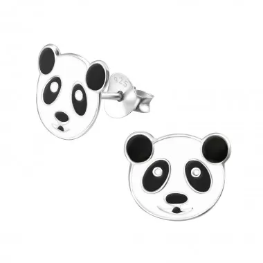 Panda - 925 Sterling Silver Kids Ear Studs SD4744