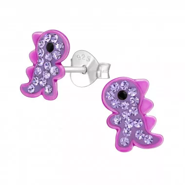 Godzilla - 925 Sterling Silver Kids Ear Studs SD48725