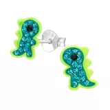 Godzilla - 925 Sterling Silver Kids Ear Studs SD48726