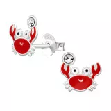 Crab - 925 Sterling Silver Kids Ear Studs SD49701