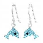 Dolphin - 925 Sterling Silver Kids Earrings SD4383