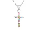 Cross - 925 Sterling Silver Kids Necklaces SD22519