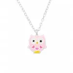 Owl - 925 Sterling Silver Kids Necklaces SD23381