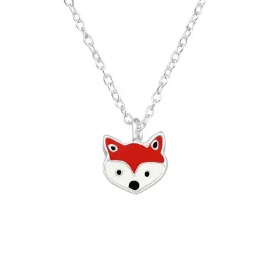 Fox - 925 Sterling Silver Kids Necklaces SD40447