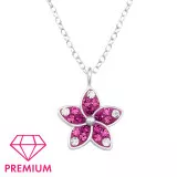 Flower - 925 Sterling Silver Kids Necklaces SD48247