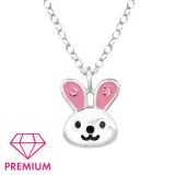 Rabbit - 925 Sterling Silver Kids Necklaces SD48765