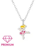 Ballerina - 925 Sterling Silver Kids Necklaces SD48817