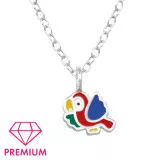 Bird - 925 Sterling Silver Kids Necklaces SD48823